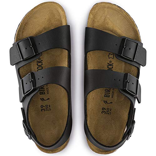 Milano Black Synthetic Sandals - Men's 44 EU