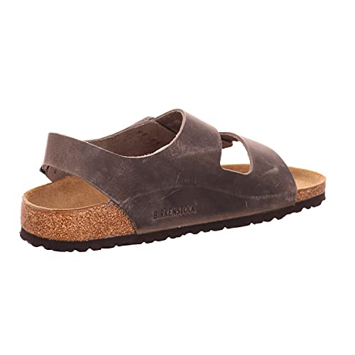 Men's Iron Birkenstock Milano Leather Sandals - Size 11