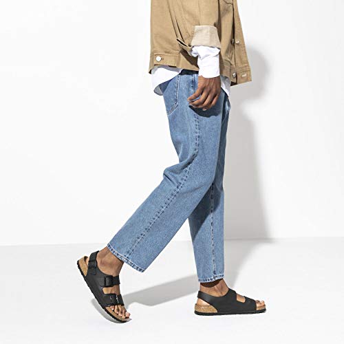 Milano Black Synthetic Sandals - Men's 44 EU