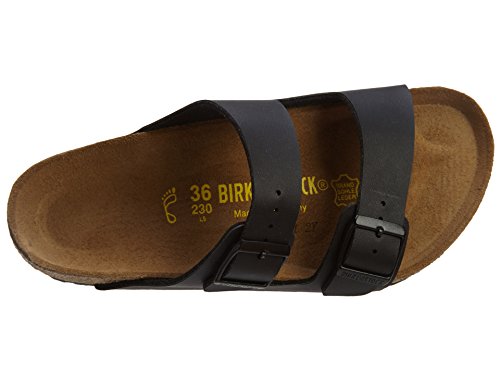 Birkenstock Unisex Arizona Sandal,Black Birko-Flor,45 M EU