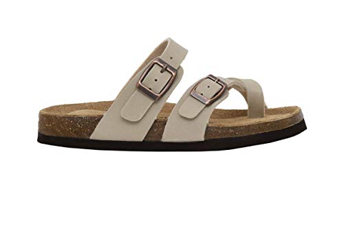 Kid's Luna JR Sandal with Cork Footbed, Nubuck Stone