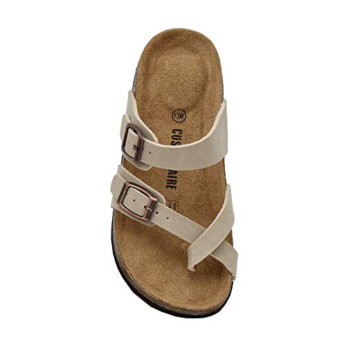 Kid's Luna JR Sandal with Cork Footbed, Nubuck Stone