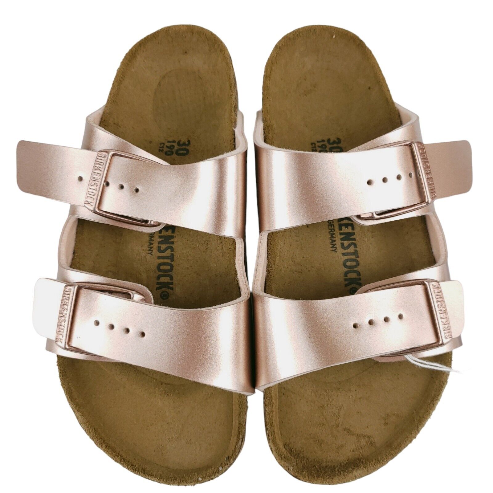 Copper Narrow Fit Birkenstock Kids Sandals