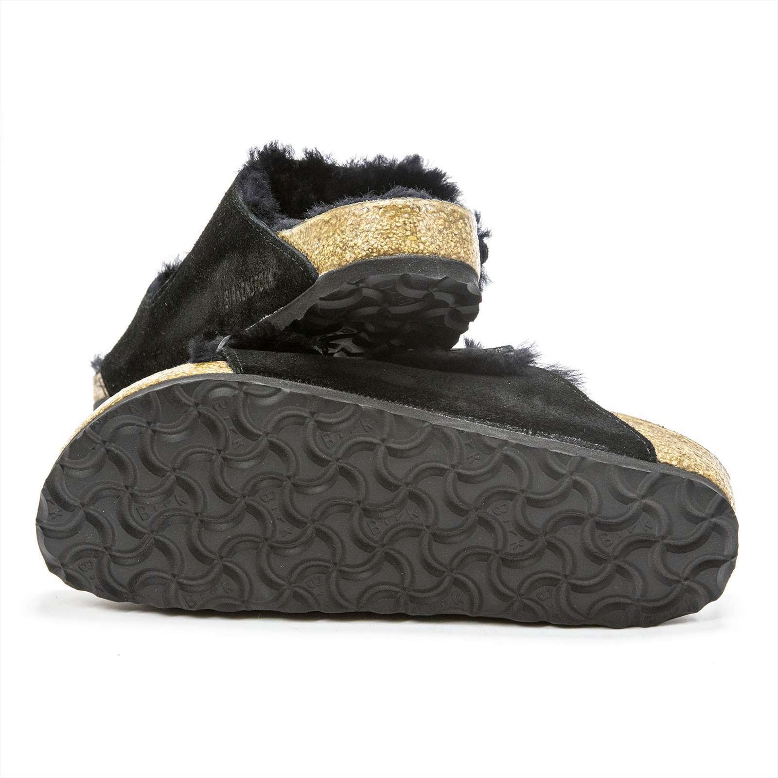 Birkenstock Arizona Shearling 2-Strap Slide Sandals