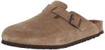Men's Taupe Suede Boston Clog, Size 10