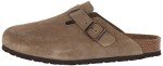 Men's Taupe Suede Boston Clog, Size 10