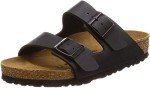 Unisex Black Leather Birkenstock Arizona Sandals - EU 39