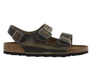 Birkenstock Milano Sandals - Faded Khaki/Tan/Green - Size 12