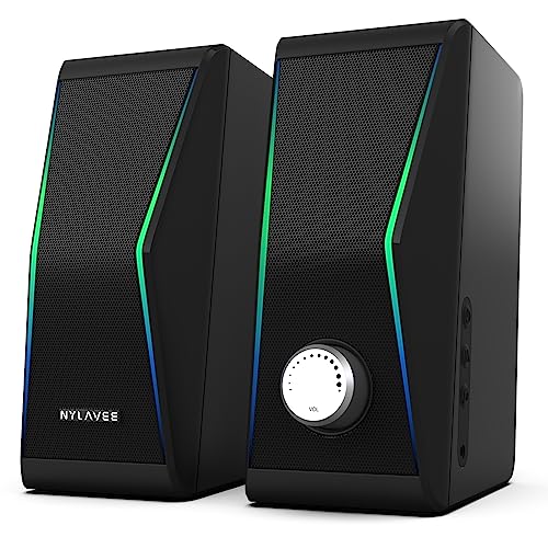 Bluetooth 5.0 Hi-Fi Stereo Computer Speakers