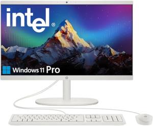 HP 2025 22" FHD All-in-One Desktop Computer • The New Version for Everyday Use • Latest 13th Gen Intel Quad-Core CPU • 8GB DDR5 • 128GB Storage • HDMI • Type-C • Wi-Fi • HD Webcam • Win11 Pro