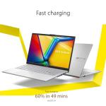 ASUS Vivobook Go 15.6” Slim Laptop, AMD Ryzen 5 7520U, 8GB, 512GB, Windows 11 Home, Cool Silver, Military Grade Durability, Fast Charging, Webcam Shield, E1504FA-AS54