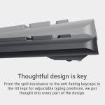 Dell Wireless Keyboard and Mouse - KM3322W, Wireless - 2.4GHz, Optical LED Sensor, Mechanical Scroll, Anti-Fade Plunger Keys, 6 Multimedia Keys, Tilt Leg - Black