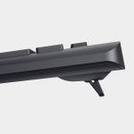 Dell Wireless Keyboard and Mouse - KM3322W, Wireless - 2.4GHz, Optical LED Sensor, Mechanical Scroll, Anti-Fade Plunger Keys, 6 Multimedia Keys, Tilt Leg - Black