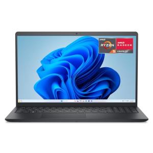 Dell 15 Laptop DC15255-15.6-inch FHD 120Hz Display, AMD Ryzen 5-7520U, 8GB LPDDR5 RAM, 512GB SSD, AMD Radeon 610M Graphics, Windows 11 Home, Onsite Service - Carbon Black