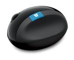 Microsoft Sculpt Ergonomic Mouse, Black - Wireless Mouse for Natural Wrist Comfort with 4-Way Scroll Wheel for PC/Laptop/Desktop, works with Mac/Windows 8/10/11 Computers