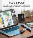 Edifier R19BT 2.0 PC Speaker System with Wooden Cabinet, Bluetooth 5.3, Full Stereo Sound, Strong Bass, Volume Control, 3.5mm Input/USB-A Sound Card for Computer/TV/Smartphone/Tablet - Black