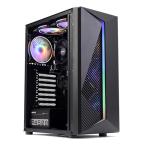 MXZ Desktop Gaming Computer Home&Office PC R5 5600GT,16GB DDR4 3200, 1 T NVME SSD，6 RGB Fans, Win 11 Pro 64-bit Ready
