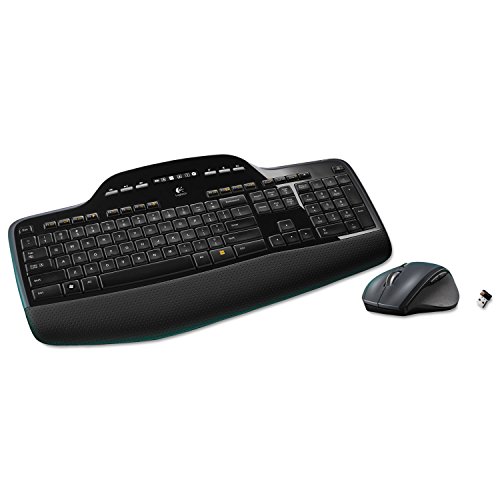 Logitech 920002416 MK710 Wireless Desktop Set, Keyboard/Mouse, USB, Black (LOG920002416)