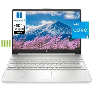 HP Windows 11 Pro 15 15.6" FHD Business Laptop Computer,11th Gen Intel Core i5-1135G7, 16GB RAM 512GB SSD, Intel Iris Xe Graphic, Numeric Pad, Long Battery Life, Wi-Fi 5, Bluetooth 4.2, USB, w/Battery