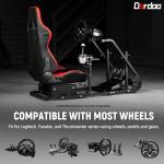 Dardoo G923 Racing Simulator Cockpit with Red Seat
