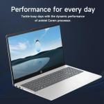 HP 15.6" HD Touchscreen Laptop, Intel Core i5-1235U, 32GB RAM, 1TB PCIe SSD, Webcam, HDMI, Numeric Keypad, Wi-Fi 6, Windows 11 Home, Silver, Bundle with Thunderobot ML101 Wireless Mouse