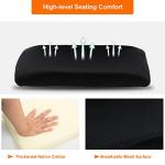 FDW Ergonomic Office Chair Home Desk Chair Task Mesh Computer Chair Gaming with Back Lumbar Support Armrest Modern Swivel Modern Adjustable Rolling Executive Mesh Chair for Women Men (Black)