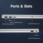 HP 15.6" HD Touchscreen Laptop, Intel Core i5-1235U, 32GB RAM, 1TB PCIe SSD, Webcam, HDMI, Numeric Keypad, Wi-Fi 6, Windows 11 Home, Silver, Bundle with Thunderobot ML101 Wireless Mouse