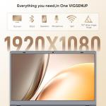 VIGSENUP Laptop,15.6'' Laptop Computer,8GB RAM LPDDR4 128GB SSD(Expandable to 1TB), AMD Athlon Processor Up to 2.6 GHz,WiFi 5,BT 5.0, Webcam, Poratable Student and Business Laptops