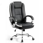 NEO CHAIR Office Chair Computer Desk Chair Gaming - Ergonomic High Back Cushion Lumbar Support with Wheels Comfortable Black Leather Racing Seat Adjustable Swivel Rolling Home Executive