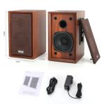 40W Wooden PC Speakers with Strong Bass & Bluetooth