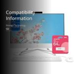 HP 24" All-in-One PC Bundle with 64GB Flash Drive