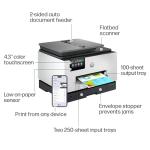 HP OfficeJet Pro 9135e All-in-One Printer, Color, Printer-for-Small Medium Business, Print, Copy, scan, fax, Wireless 3 months of Instant Ink included; Two-Sided Printing; Two-Side