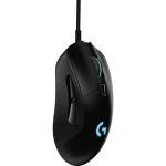 Logitech G403 Hero 25K Gaming Mouse, Lightsync RGB, Lightweight 87G+10G optional, Braided Cable, 25, 600 DPI, Rubber Side Grips, Black