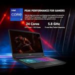 MSI Katana 15 HX 15.6” 165Hz QHD+ Gaming Laptop: Intel Core i9-14900HX, NVIDIA Geforce RTX 5070, 32GB DDR5, 1TB NVMe SSD, RGB Keyboard, Win 11 Home: Black B14WGK-016US