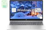 HP 15.6" Touchscreen Business & Student Laptop Computer, 64GB RAM 2TB SSD, 10-Cores Intel Core i5, Windows 11 Pro Laptop with Microsoft Office Lifetime Suite, PLUSERA Earphones, Silver