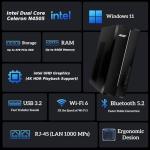 acer 2025 Aspire Desktop, 16GB RAM, 512GB PCIe SSD, Intel Processor, Ultra-Quiet Design, SD Card Reader, Dual 4K Monitor Support, USB-C, Wired Keyboard and Mouse, Windows 11