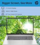 HP Essential 17.3" FHD Laptop, Intel Core i3-1215U, 16GB RAM, 1TB PCIe SSD, Numeric Keypad, Webcam, Wi-Fi, HDMI, Windows 11 Home, Silver