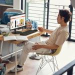 HP 2025 22" FHD All-in-One Desktop Computer • The New Version for Everyday Use • Latest 13th Gen Intel Quad-Core CPU • 8GB DDR5 • 128GB Storage • HDMI • Type-C • Wi-Fi • HD Webcam • Win11 Pro • Black