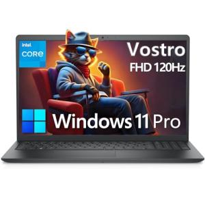 Dell 15 Laptop Computer for Business and Student, Intel Processor (Beat i5-1145G7), 32GB DDR4 RAM, 1TB PCIe SSD, Vostro 3530 15.6" 120Hz FHD, WiFi, Bluetooth, Type-C, HDMI, Webcam, Windows 11 Pro