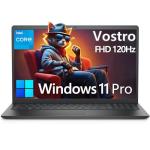 Dell 15 Laptop Computer for Business and Student, Intel Processor (Beat i5-1145G7), 32GB DDR4 RAM, 1TB PCIe SSD, Vostro 3530 15.6" 120Hz FHD, WiFi, Bluetooth, Type-C, HDMI, Webcam, Windows 11 Pro