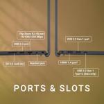 Dell 15 Laptop Computer for Business and Student, Intel Processor (Beat i5-1145G7), 32GB DDR4 RAM, 1TB PCIe SSD, Vostro 3530 15.6" 120Hz FHD, WiFi, Bluetooth, Type-C, HDMI, Webcam, Windows 11 Pro