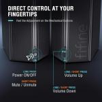 FIFINE Computer Speakers, Desktop PC Speakers with Volume Control, RGB Gaming Loudspeakers Wired with 3.5mm Aux Audio Cable for Laptop Monitor Phone Tablet-AmpliGame A20