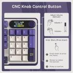 RK ROYAL KLUDGE S98 Mechanical Keyboard w/Smart Display & Knob, Top Mount 96% Wireless Mechanical Keyboard BT/2.4G/USB-C, Hot Swappable, Software Support, Massive Battery, 98 Keys