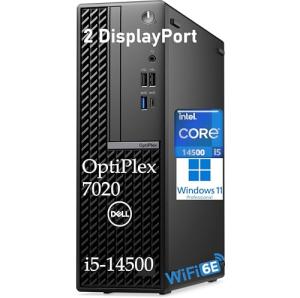 Dell Optiplex 7020 Desktop Computer Sff, 7000 Small Dekstops Pc, 32gb Ddr5 Ram, 1tb Pcie Ssd, 14th Gen Intel 14-Core i5-14500 (Beat i7-13700), Wifi6e, Bt, 2 Displayport, Hdmi, Type-c, Windows 11 Pro