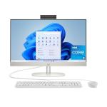 HP 23.8 inch All-in-One Desktop PC, FHD Display, Intel Core i5-1334U, 16 GB RAM, 512 GB SSD, Intel UHD Graphics, Windows 11 Home, Shell White, 24-cr0112 (2025)