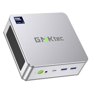GMKtec Mini PC, K9 Intel Core Ultra 5 125H (Turbo 4.5GHz, 14C/18T) Desktop Computer 1TB SSD 32GB Dual DDR5 5600MHz Dual LAN 2.5G Dual Fan WiFi 6 USB-C BT5.2 USB 3.2