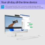 HP 23.8 inch All-in-One Desktop PC, FHD Display, Intel Core i5-1334U, 16 GB RAM, 512 GB SSD, Intel UHD Graphics, Windows 11 Home, Shell White, 24-cr0112 (2025)