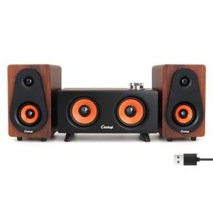 2.1 Computer Speakers with Subwoofer, Stereo Mid-High Dual Speakers, Bluetooth/USB Dual Mode PC Speakers, Volume Knob Control, Desktop Sound System for Laptop/PC/Tablet (C5212-US)