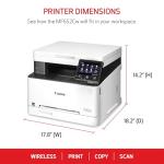 Canon Color imageCLASS MF652Cw - Wireless Laser Printer, Multifunction with Scanner, Copier, Mobile Ready, 3 Year Limited Warranty, 22 PPM Color, White