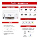 Canon Megatank G3290 All-in-One Wireless Supertank [Megatank] Printer | Print, Copy Scan | Mobile Printing |2.7" LCD Color Touchscreen | Auto Duplex